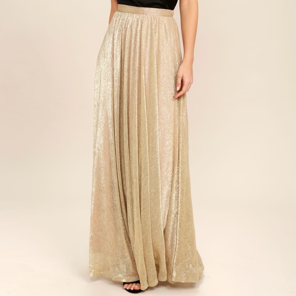 Lulus maxi skirt